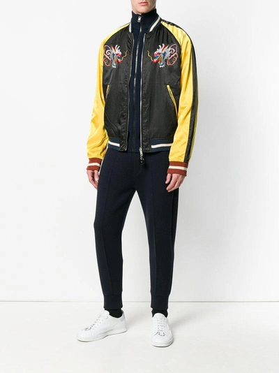 Shop Diesel J-crust Bomber Jacket - Black