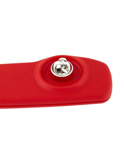 Shop Palm Angels Anti-theft Brooch - Red