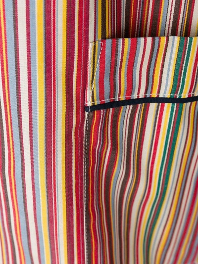Shop Paul Smith Striped Pyjama Shirt In Red