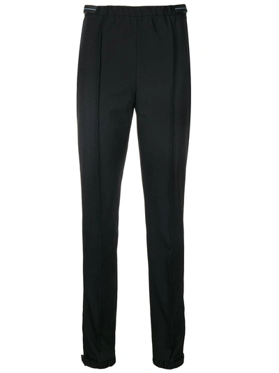 Shop Prada Tailored Joggers - Black