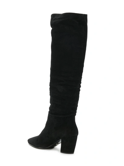 Shop Prada Pointed Knee Length Boots