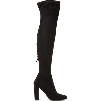 Shop Steve Madden Ladies Black Elegant Emotions Sm Over-the-knee Boots