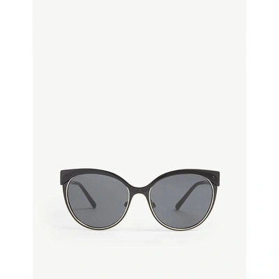 Shop Burberry B3096 Cat-eye Sunglasses In Black