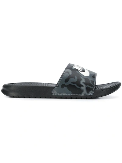 Shop Nike Benassi Slides - Black