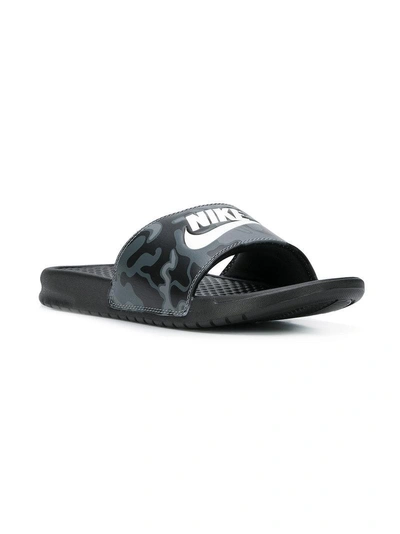 Shop Nike Benassi Slides - Black