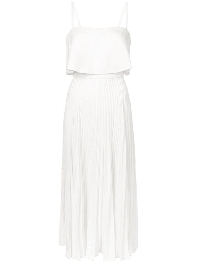 Shop Jill Jill Stuart Tara Pleated Dress - White