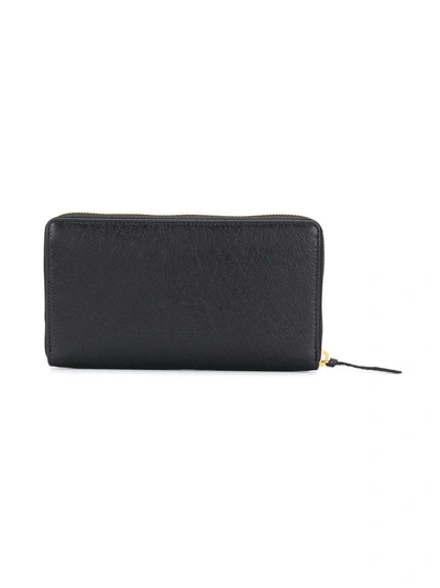 Shop Balenciaga City Zip Wallet In Black