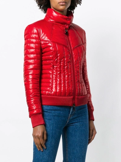 Shop Moncler Faisan Quilted Jacket - Red