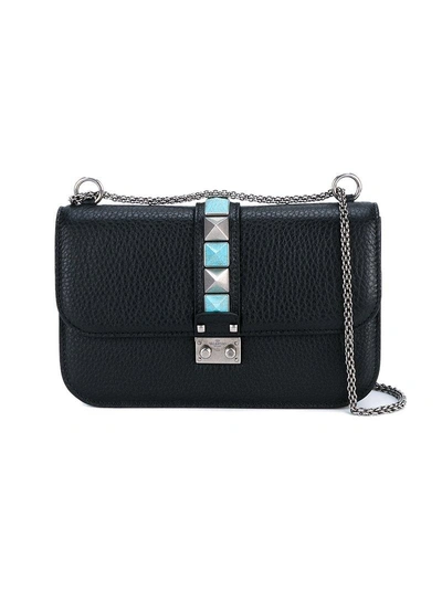 Shop Valentino Garavani Glam Lock Shoulder Bag - Unavailable In Black