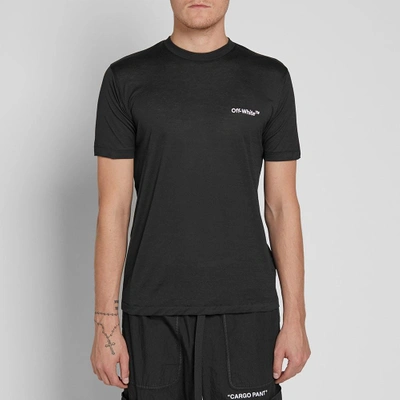 Shop Off-white Off Skinny Tee In Black
