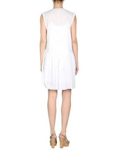 Shop Tibi Short Dress In White