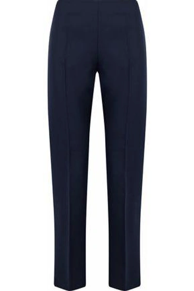Shop Antonio Berardi Wool-twill Slim-leg Pants In Navy