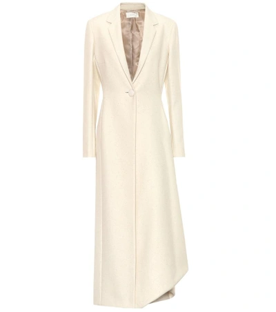 Shop The Row Wool-blend Coat In White