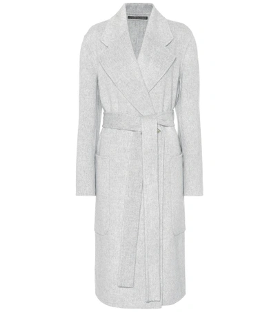 Shop Acne Studios Carice Wool And Cashmere Coat In Grey