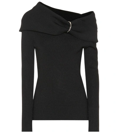 Shop Monse Off-the-shoulder Sweater In Female