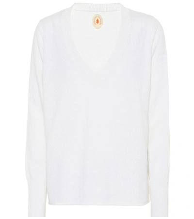 Shop Jardin Des Orangers Cashmere Sweater In White