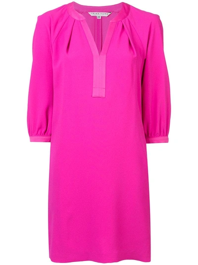 Shop Trina Turk Tonal Trim Mini Dress - Pink