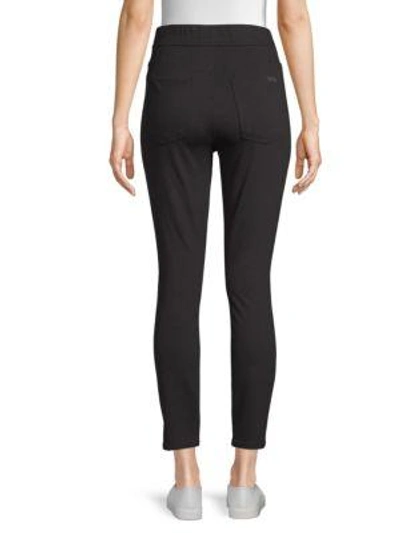 Shop Jen7 By 7 For All Mankind Comfort Skinny Pull-on Pants In Black