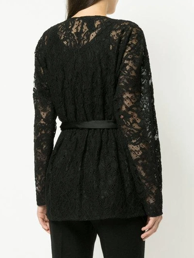 Shop Romance Was Born Crystal Coven Lace Top In Black