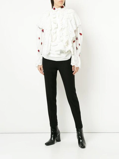 Shop Romance Was Born Sisterhood Broderie Blouse In White