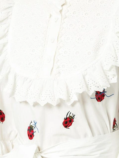 Shop Romance Was Born Sisterhood Broderie Shirt Dress In White
