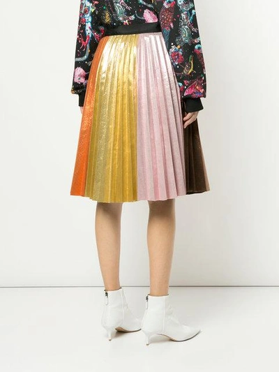 Shop Romance Was Born Fortune Teller Pleat Skirt In Multicolour