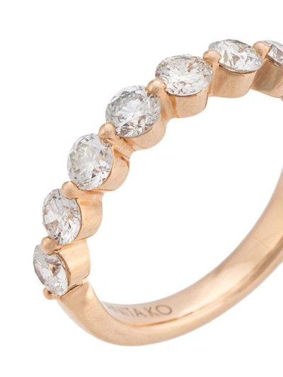 Shop Anita Ko Floating Diamond Ring In Neutrals ,metallic