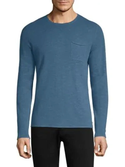 Shop Strellson Long-sleeve T-shirt In Bright Blue