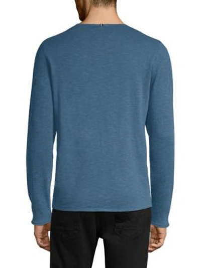 Shop Strellson Long-sleeve T-shirt In Bright Blue