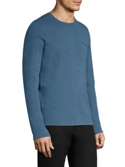 Shop Strellson Long-sleeve T-shirt In Bright Blue