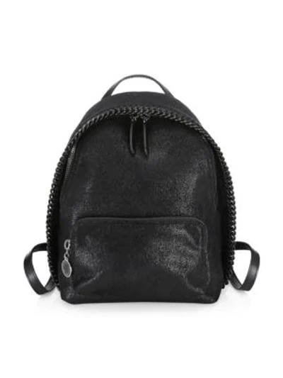 Shop Stella Mccartney Small Falabella Backpack In Black