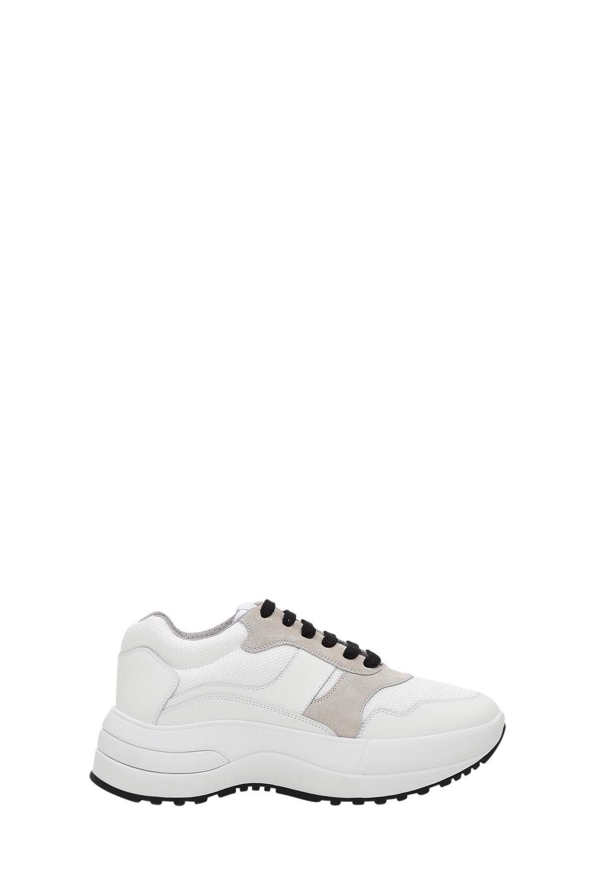 Celine Delivery Calfskin Running Sneaker In White ModeSens