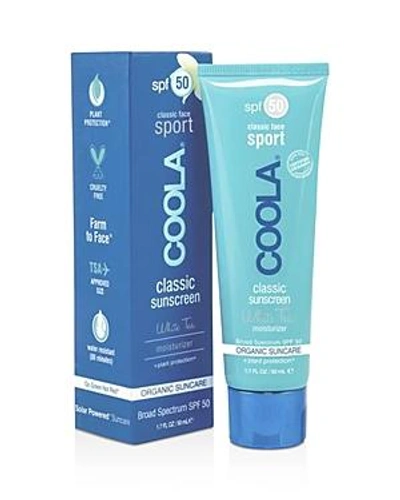 Shop Coola Classic Sport Face Sunscreen Spf 50 White Tea