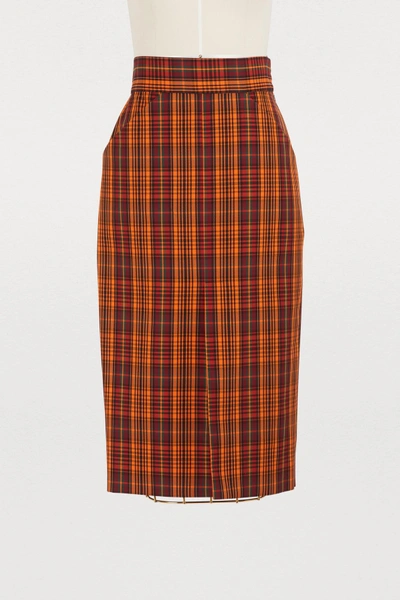 Shop Roseanna Baby Cotton Skirt In Orange