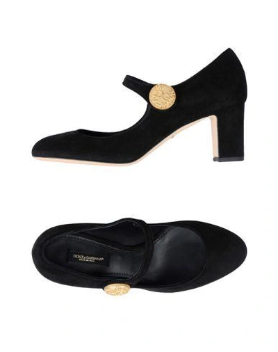 Shop Dolce & Gabbana Woman Pumps Black Size 8 Goat Skin