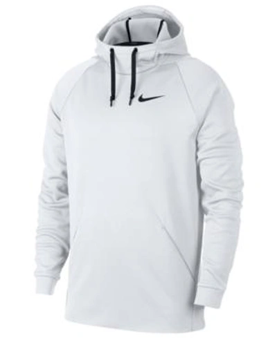 Shop Nike Men's Therma Training Hoodie In White