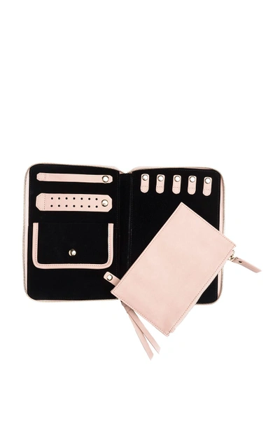 Shop Hudson + Bleecker Grotta Bijoux Jewelry Folio In Blush