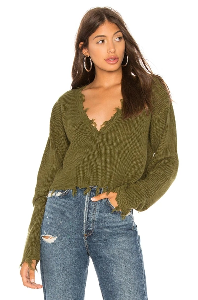 Shop Lovers & Friends Prospect Sweater In Army Green