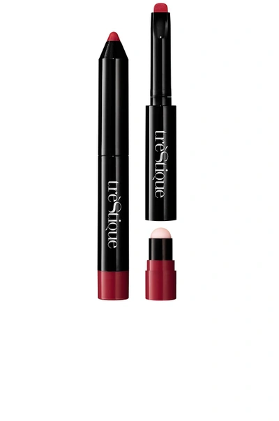 Shop Trestique Prime & Color Lip Glaze Crayon In English Rose