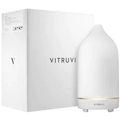 Shop Vitruvi Stone Diffuser White/off-white 3.3 In. X 3.3 In. 7 In.