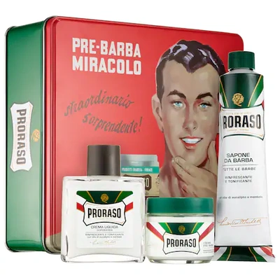 Shop Proraso Vintage Collection Gino Tin - Refreshing And Toning Formula