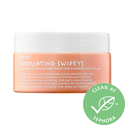Shop Go-to Skincare Exfoliating Swipeys 50 Single Use Pads