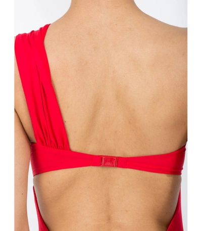 Shop Marysia Red Venice Maillot Top