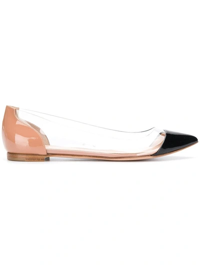 Shop Gianvito Rossi Plexi Pumps In Black