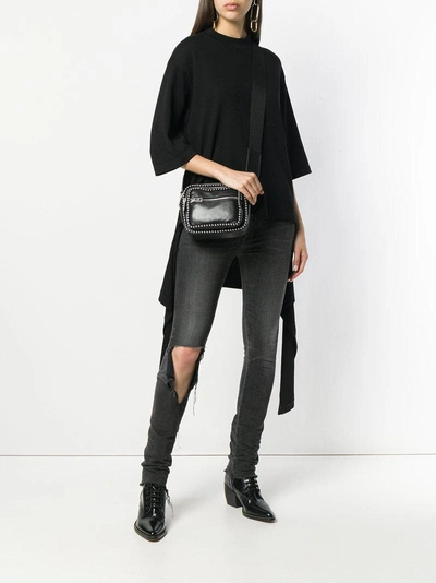 Shop Alexander Wang Attica Studded Cross-body Bag - Black