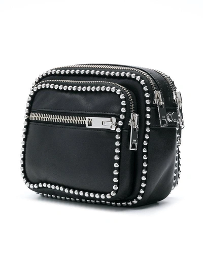 Shop Alexander Wang Attica Studded Cross-body Bag - Black