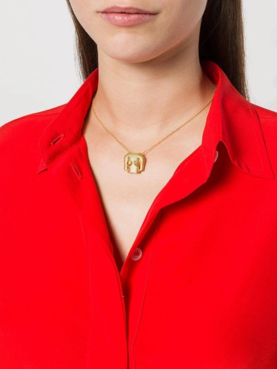 Shop Anissa Kermiche Body Pendant Necklace - Yellow