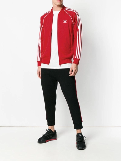 Shop Adidas Originals Adidas  Sst Track Jacket - Red