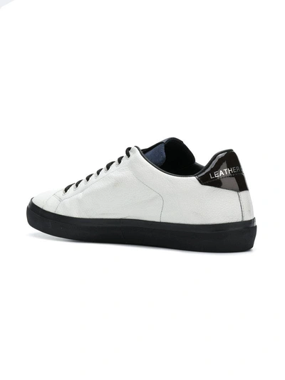 Shop Leather Crown Lc 06 Sneakers In White