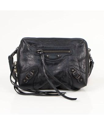 balenciaga classic reporter xs leather crossbody